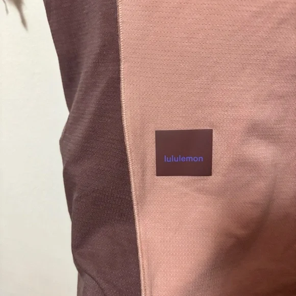 Lululemon Cap Sleeve Hiking Tank Top Pink Clay / Dark Oxide size 12 - Picture 8 of 8